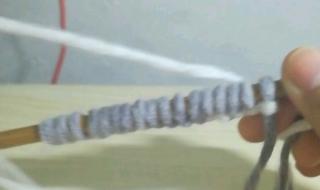 围巾花针怎么织 织围巾怎么起针